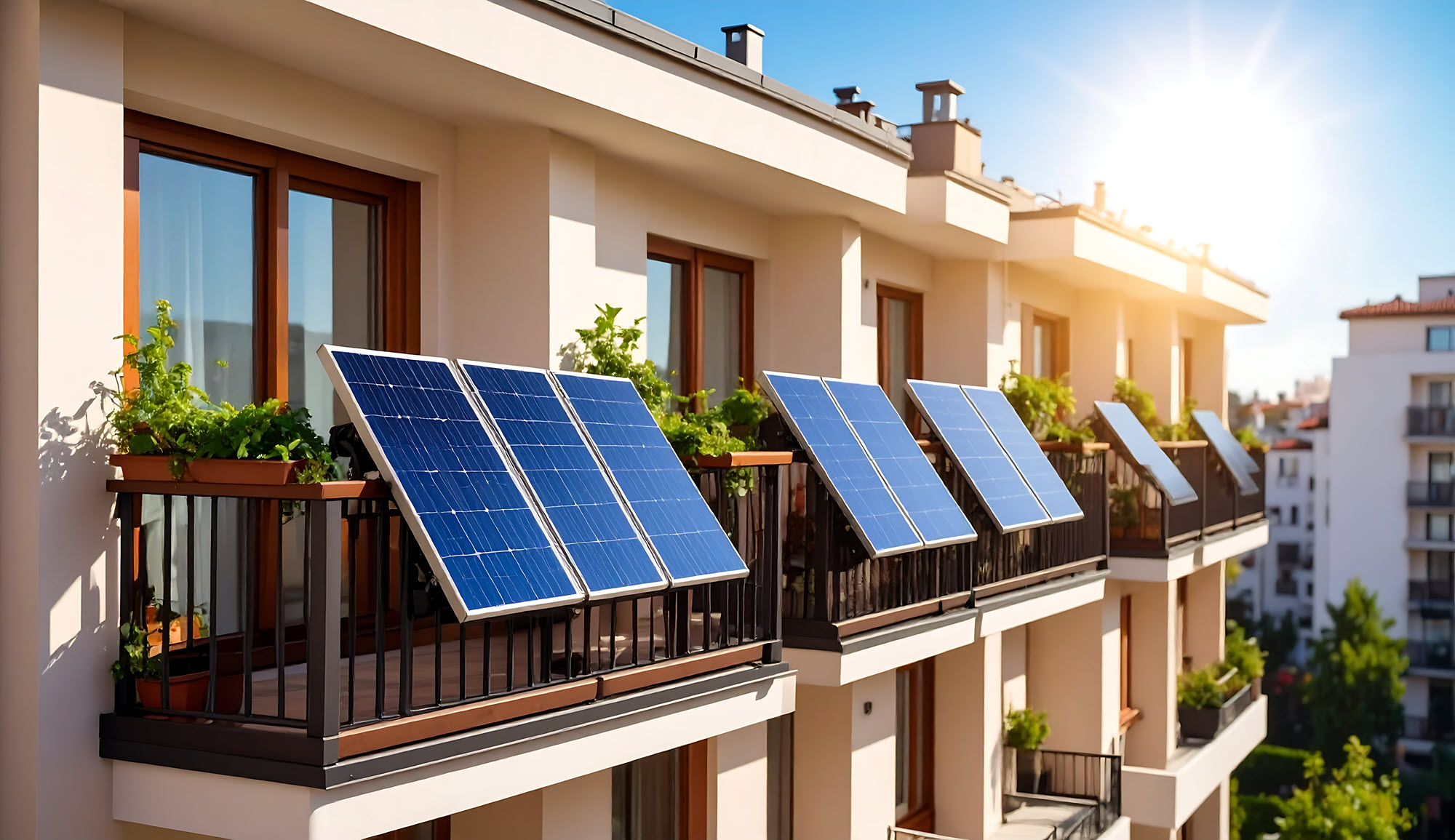 Urban Homes can use Balcony Solar