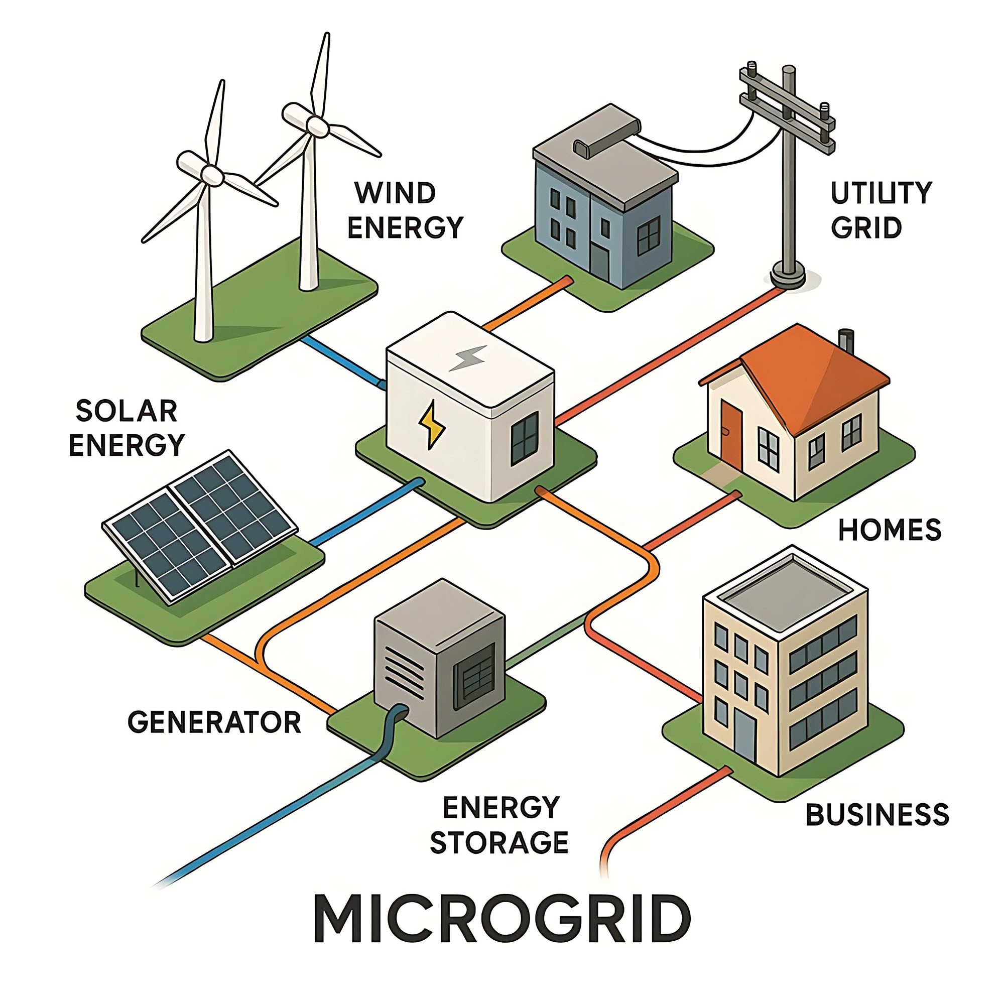 How Microgrids Work for Commercial Businesses